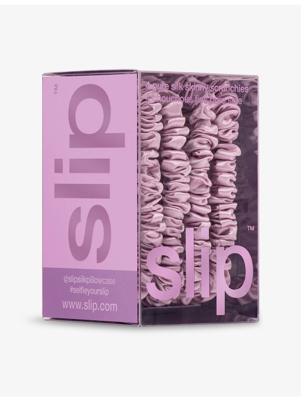 Slip skinny silk scrunchies pack of four - British product