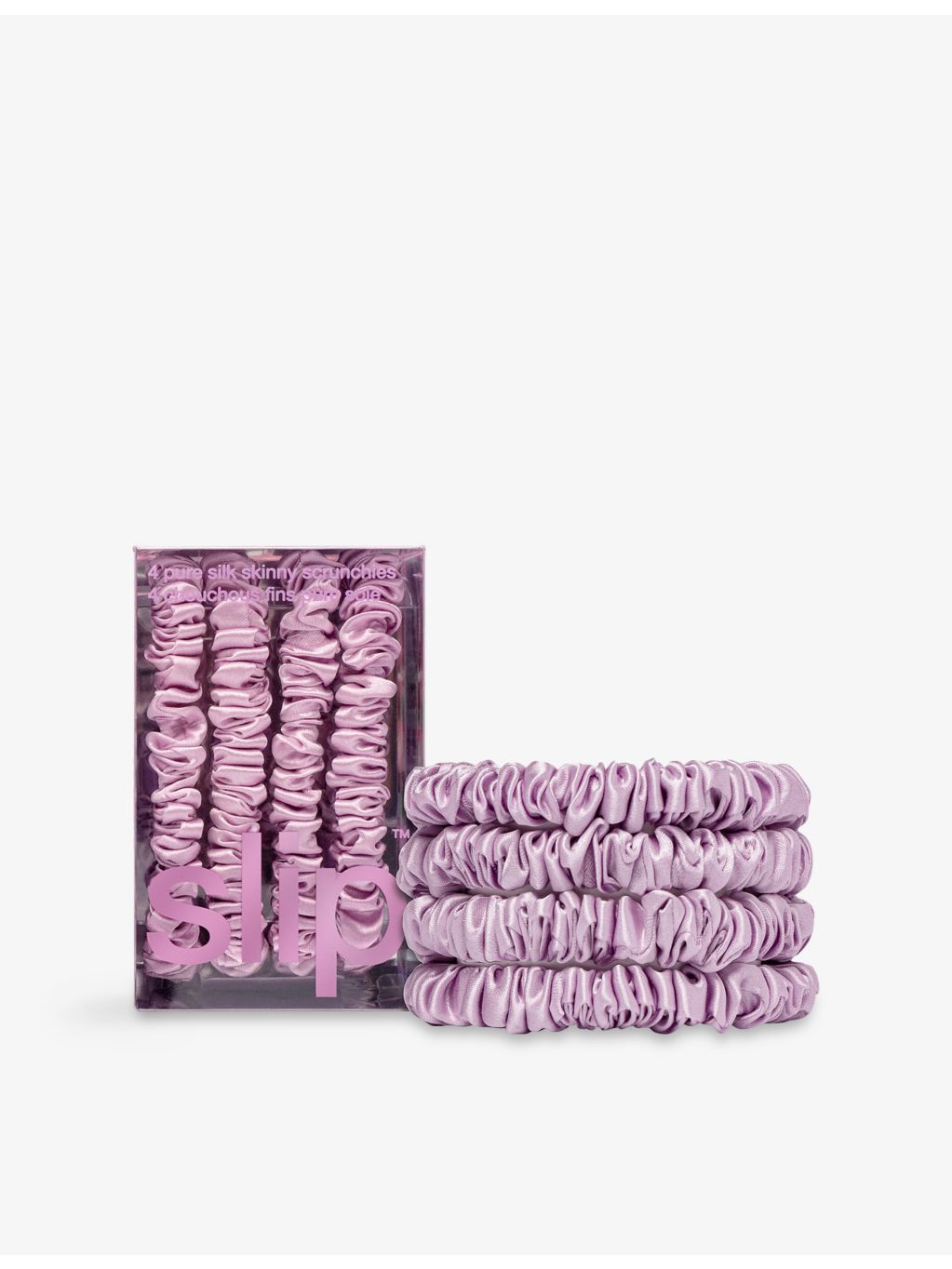 Slip skinny silk scrunchies pack of four - British product
