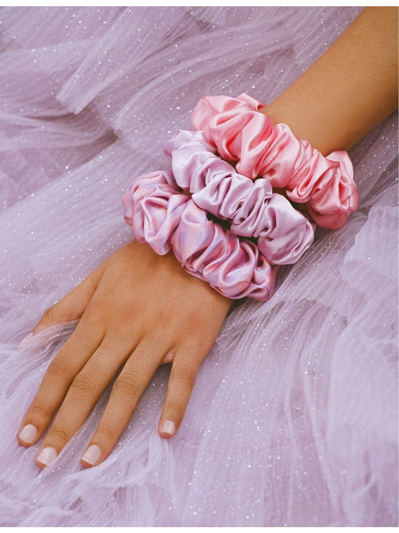 Slip large silk scrunchies pack of three, imported from the UK