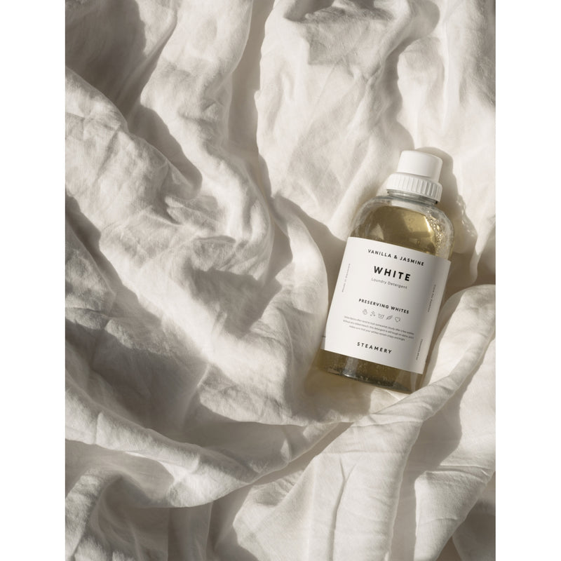 Steamery white laundry detergent 750ml, imported from the UK