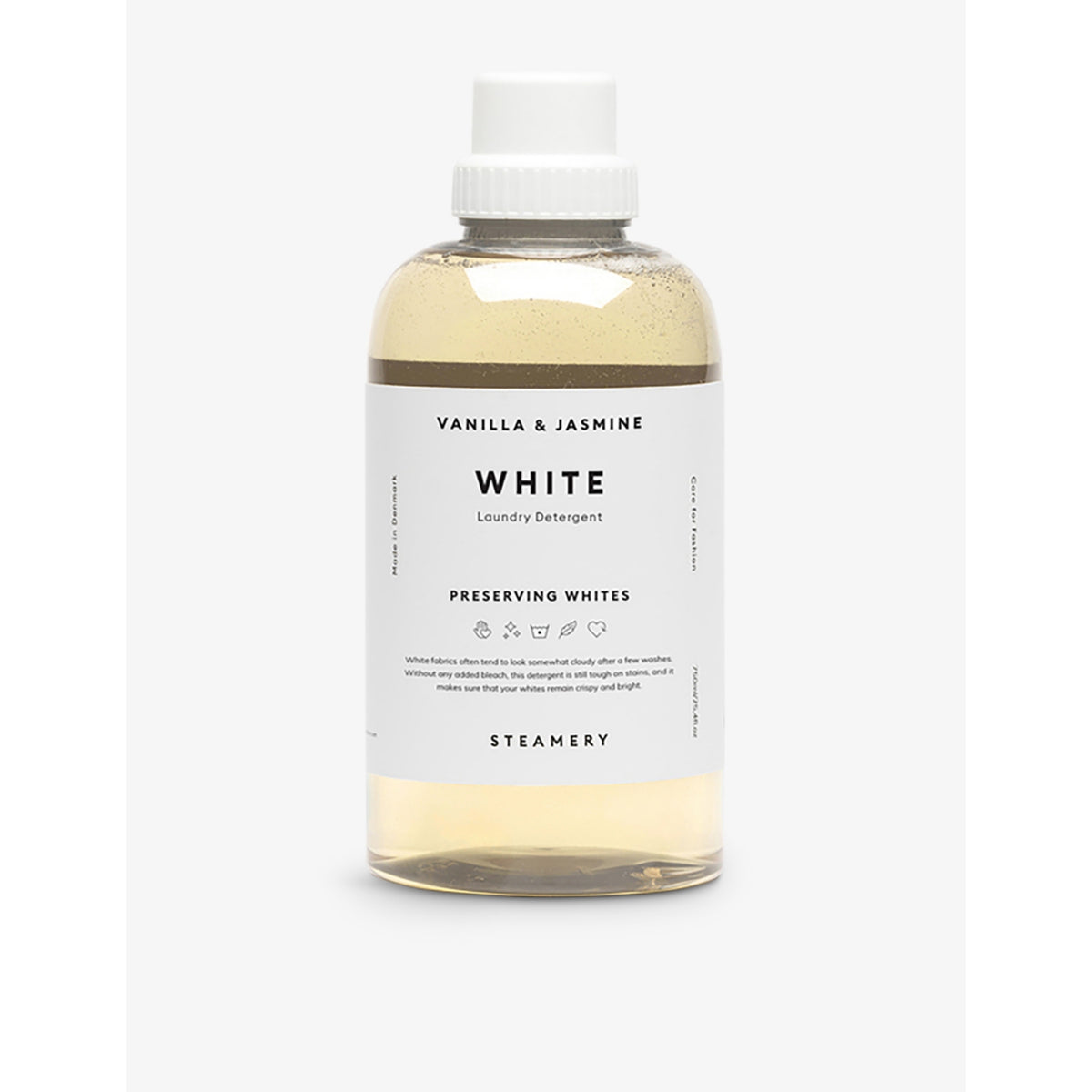Steamery white laundry detergent 750ml, imported from the UK