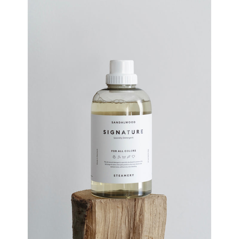 Steamery Signature laundry detergent 750ml, imported from the UK