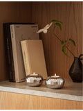 Georg Jensen Bernadotte tealight candleholders set of two (British brand)