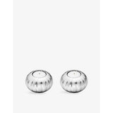Georg Jensen Bernadotte tealight candleholders set of two (British brand)