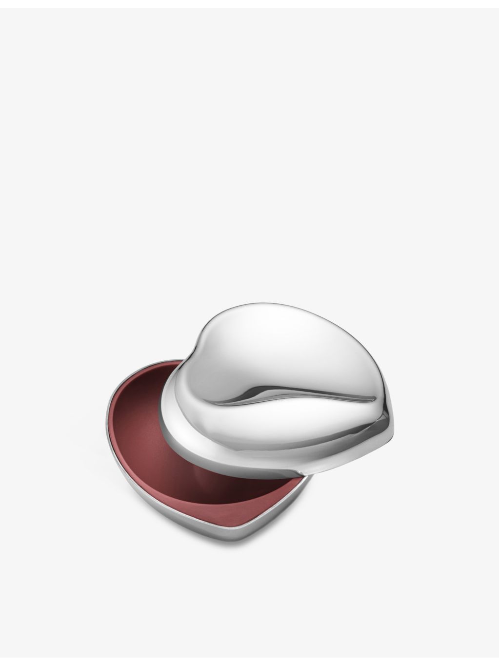 Georg Jensen heart-shaped pill box 5cm (British brand)