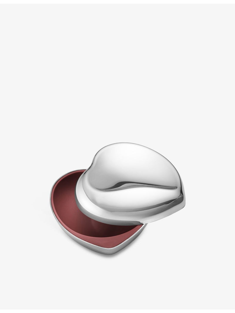 Georg Jensen heart-shaped pill box 5cm (British brand)
