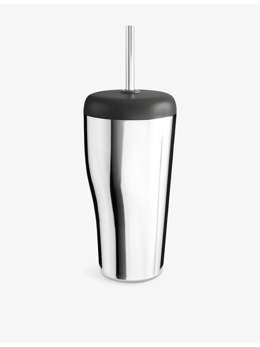 Georg Jensen Sky stainless steel travel cup with straw - British product