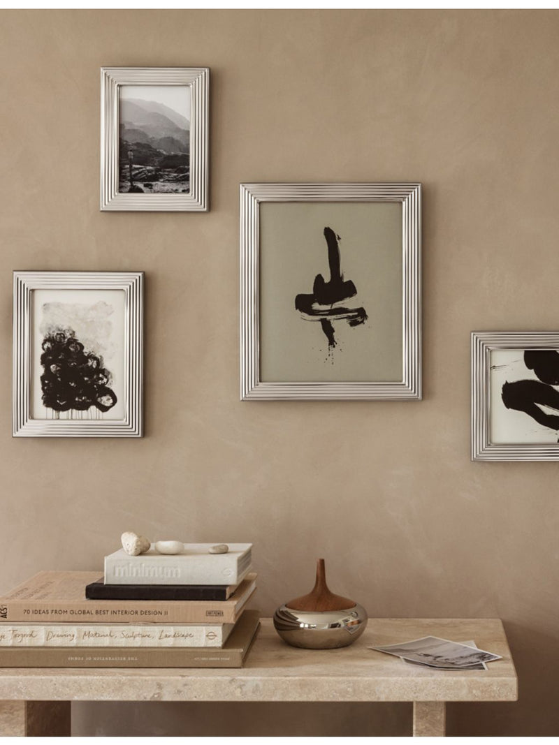 Georg Jensen Bernadotte stainless steel picture frame 5x7 - British product