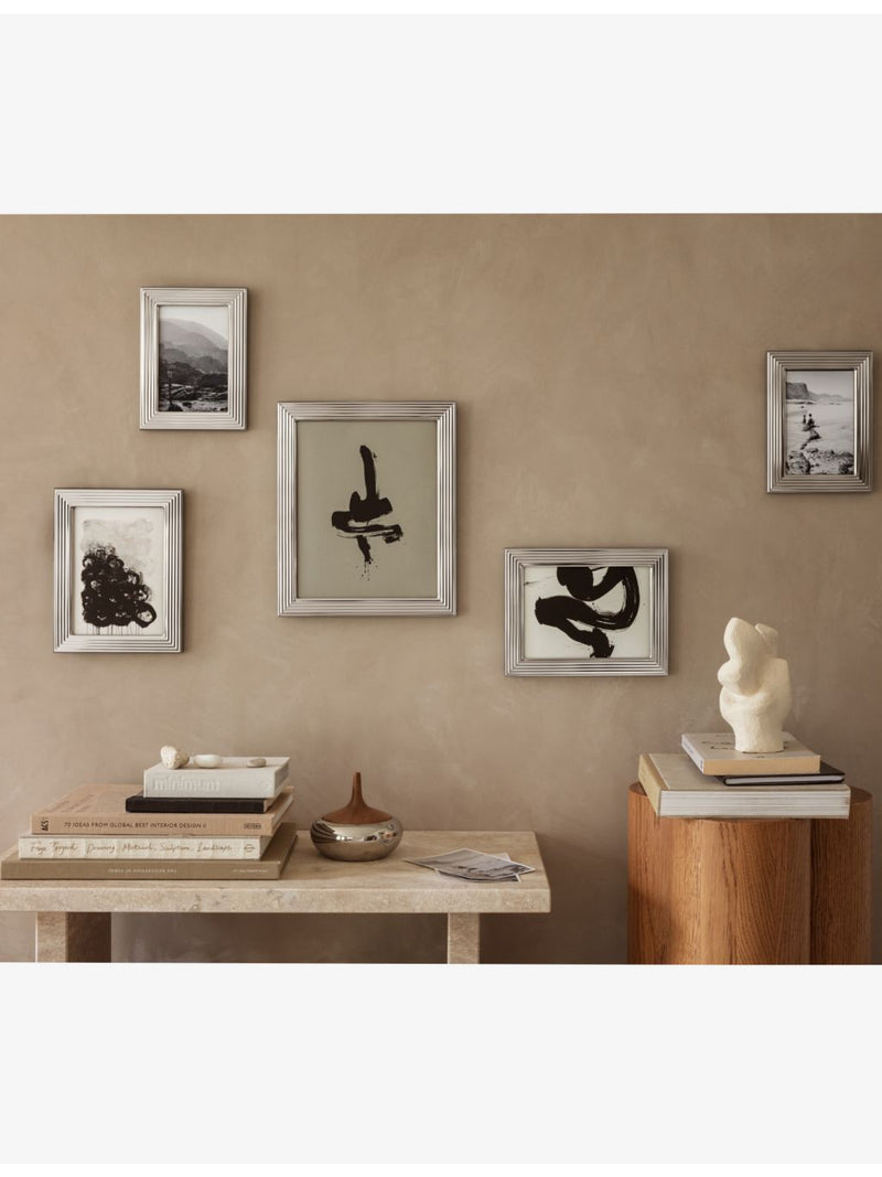Georg Jensen Bernadotte stainless steel picture frame 4 x 5in (British brand)