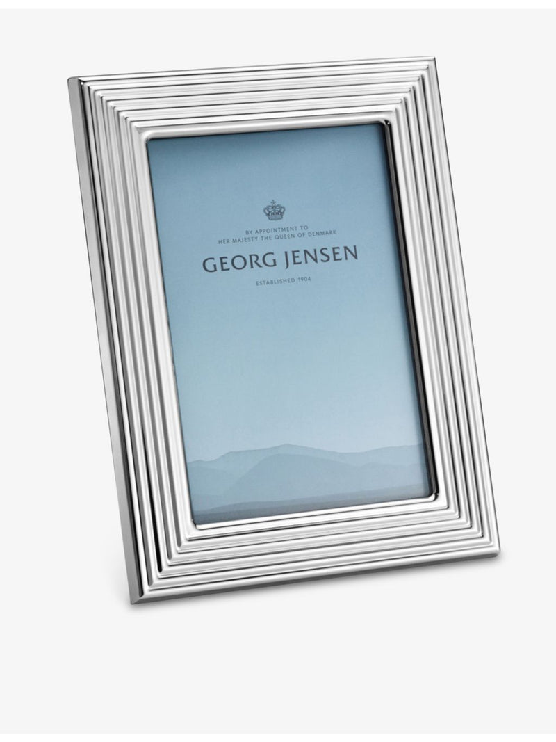 Georg Jensen Bernadotte stainless steel picture frame 4 x 5in (British brand)