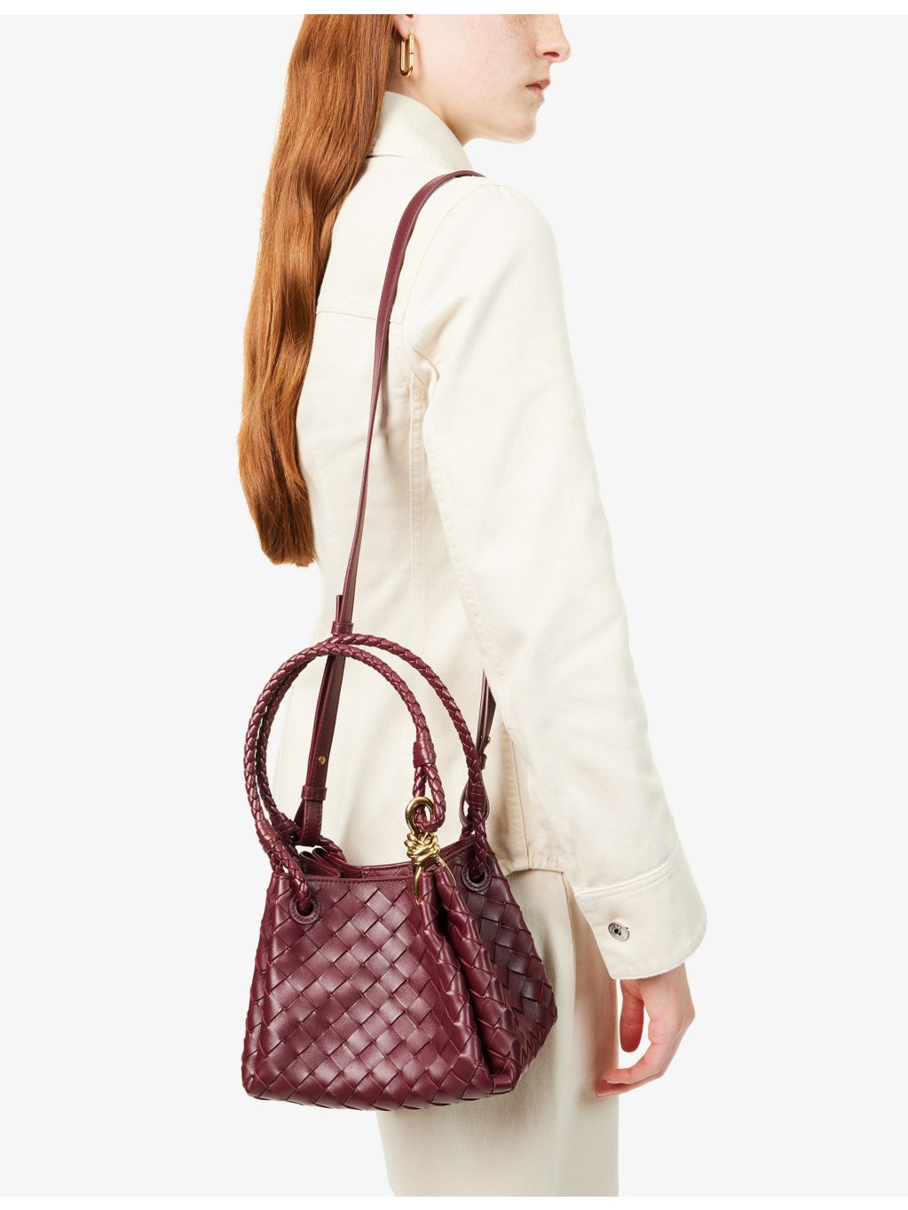 Bottega Veneta Parachute small leather shoulder bag (British brand)