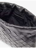 Bottega Veneta Dustbag small leather cross-body bag, Intrecciato weave (British brand)