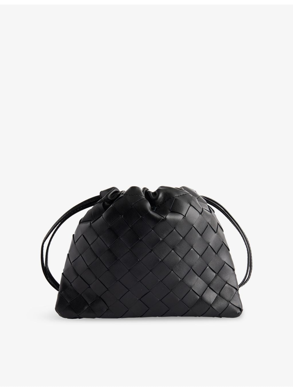 Bottega Veneta Dustbag small leather cross-body bag, Intrecciato weave (British brand)