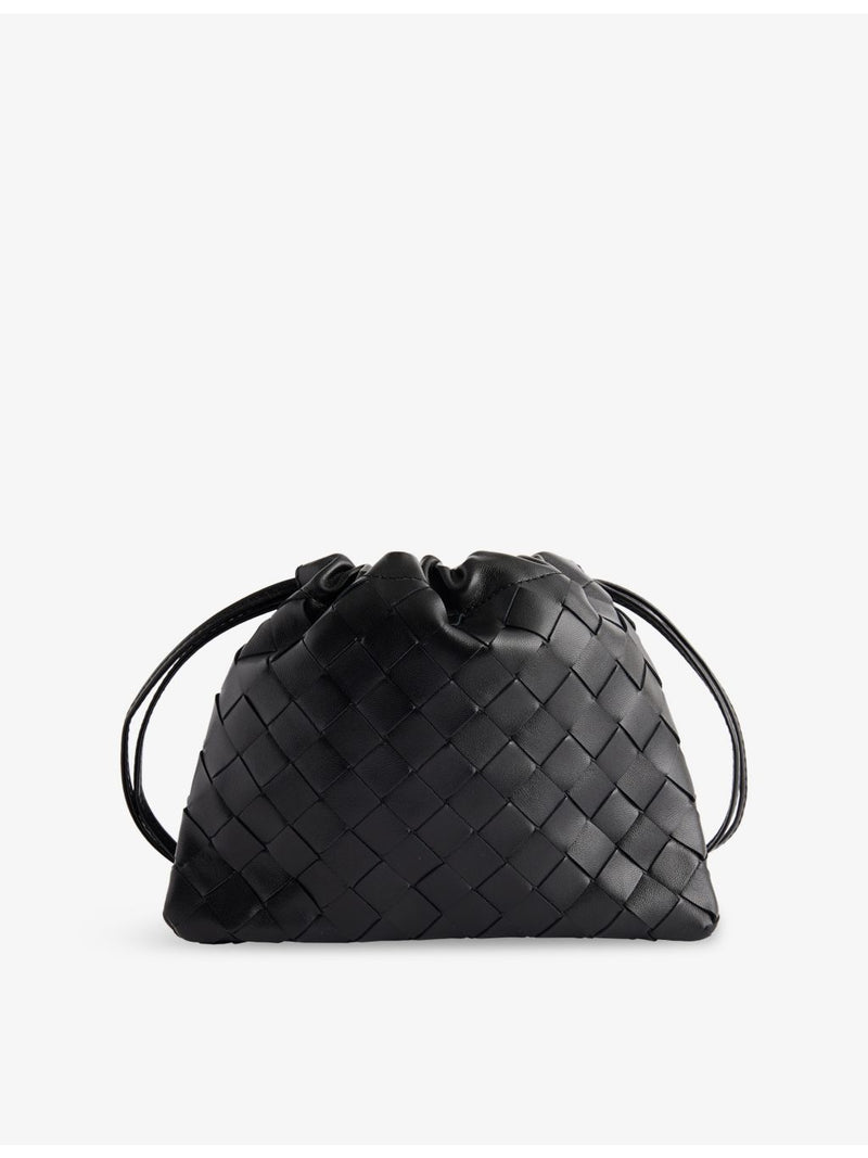 Bottega Veneta Dustbag small leather cross-body bag, Intrecciato weave (British brand)