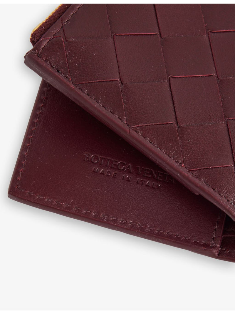 Bottega Veneta intrecciato bi-fold leather wallet, UK version