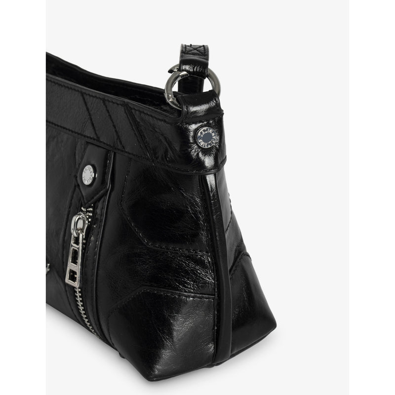 Zadig&Voltaire leather shoulder bag with wing embellishment, UK version