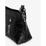 Zadig&Voltaire leather shoulder bag with wing embellishment, UK version
