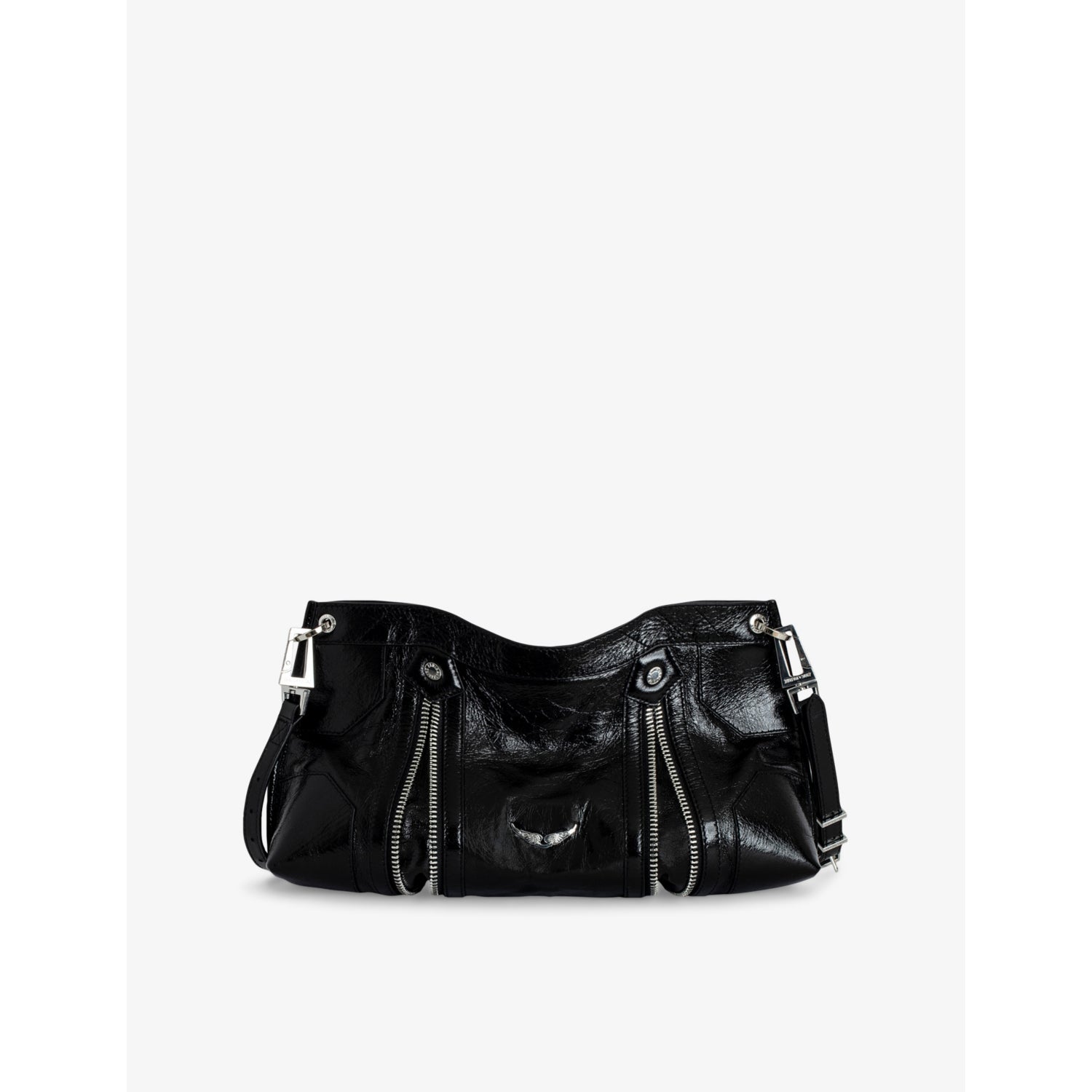 Zadig&Voltaire leather handbag 18cm x 31.5cm with detachable strap (British brand)