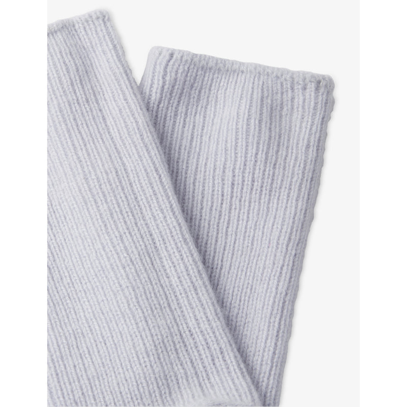 The White Company ribbed cashmere bed socks (British brand)