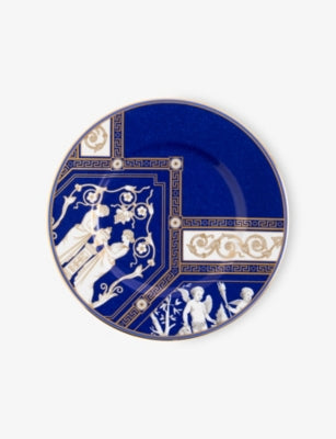 Wedgwood Renaissance Gold patterned bone china plate 22.8cm - British product