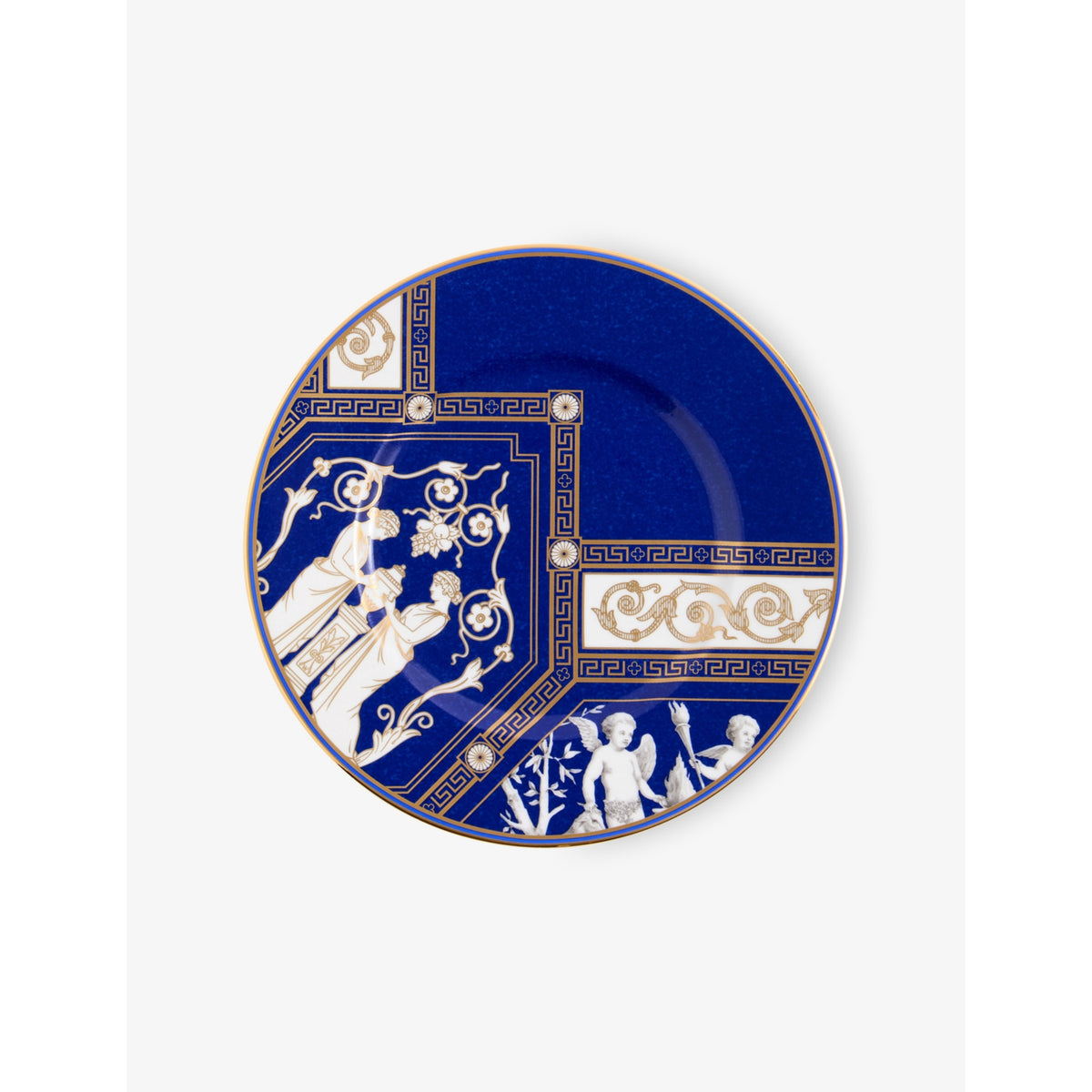 Wedgwood Renaissance Gold patterned bone china plate 22.8cm - British product