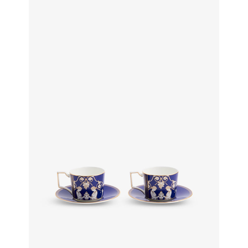Wedgwood Renaissance Gold teacup and saucer set 250ml (British brand)