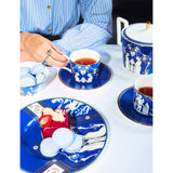 Wedgwood Renaissance Gold teacup and saucer set 250ml (British brand)