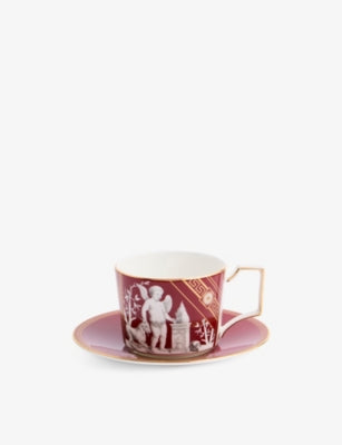 Wedgwood Renaissance bone china teacup and saucer 250ml, UK version