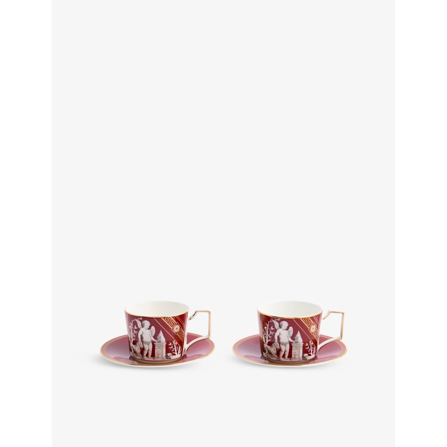 Wedgwood Renaissance Red bone china tea set, imported from the UK