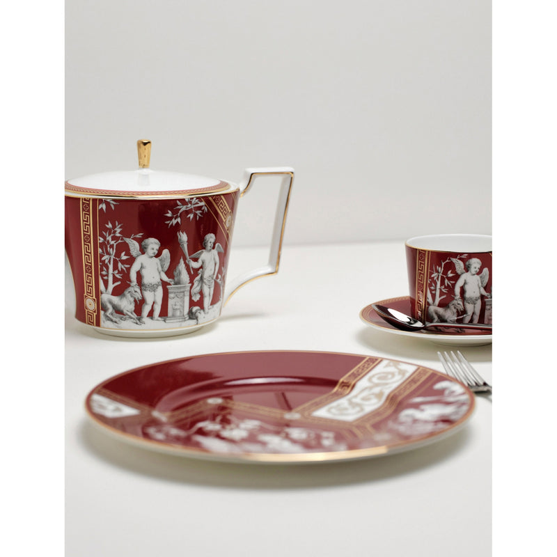 Wedgwood Renaissance Red bone china tea set, imported from the UK