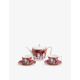 Wedgwood Renaissance Red bone china tea set, imported from the UK