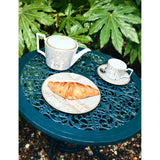 Wedgwood Renaissance bone china teacup and saucer set, imported from the UK