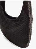Bottega Veneta intrecciato-weave leather cross-body bag (British brand)