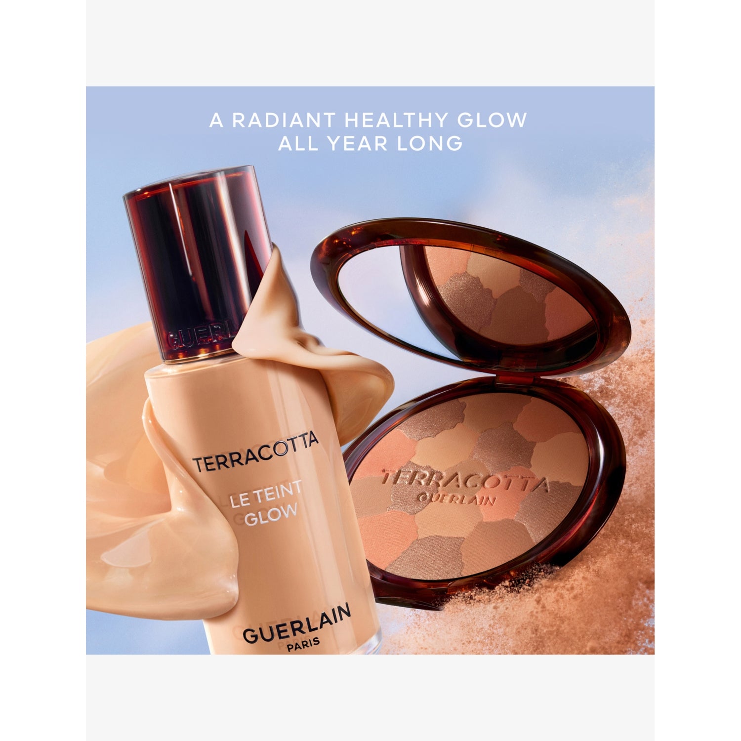 Guerlain Terracotta Le Teint Glow Foundation 35ml, imported from the UK