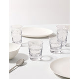 Wedgwood neoclassical crystal tumblers set of two, imported from the UK