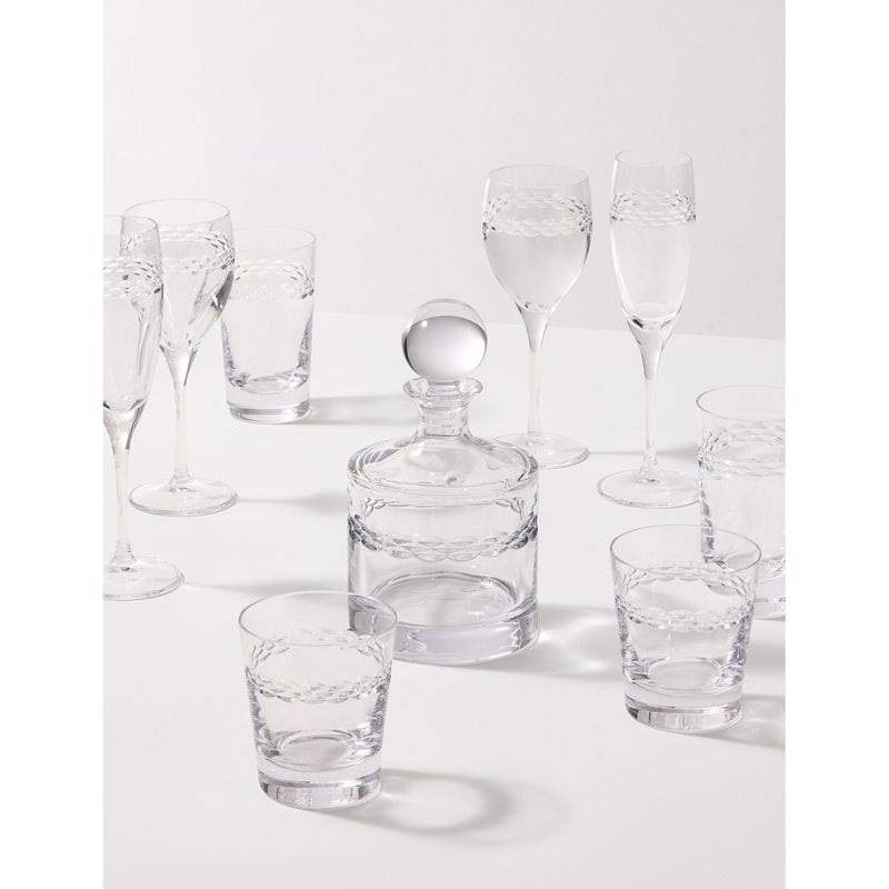 Wedgwood neoclassical crystal tumblers set of two, imported from the UK