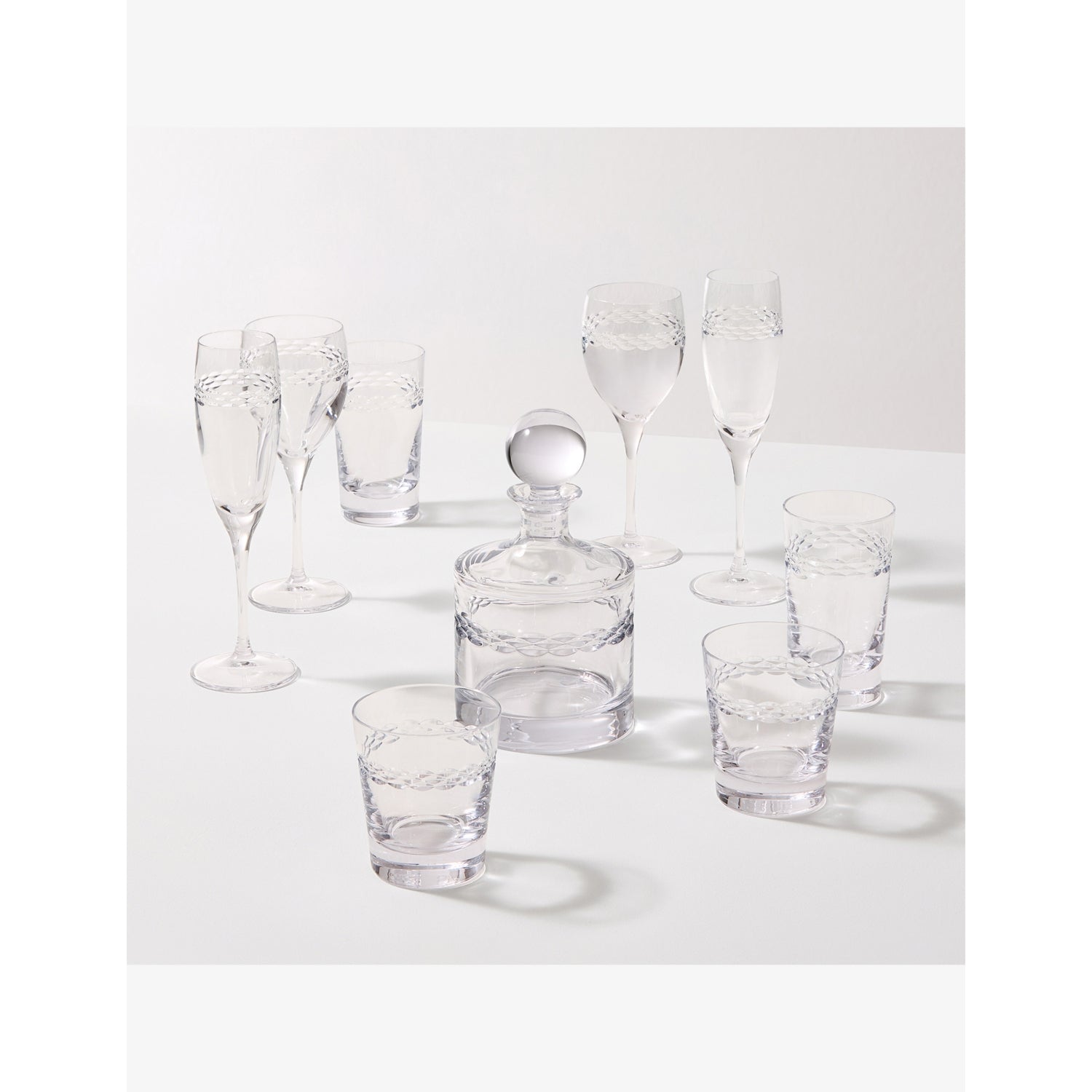 Wedgwood Neo highball crystal glass set, 325ml each, imported from the UK