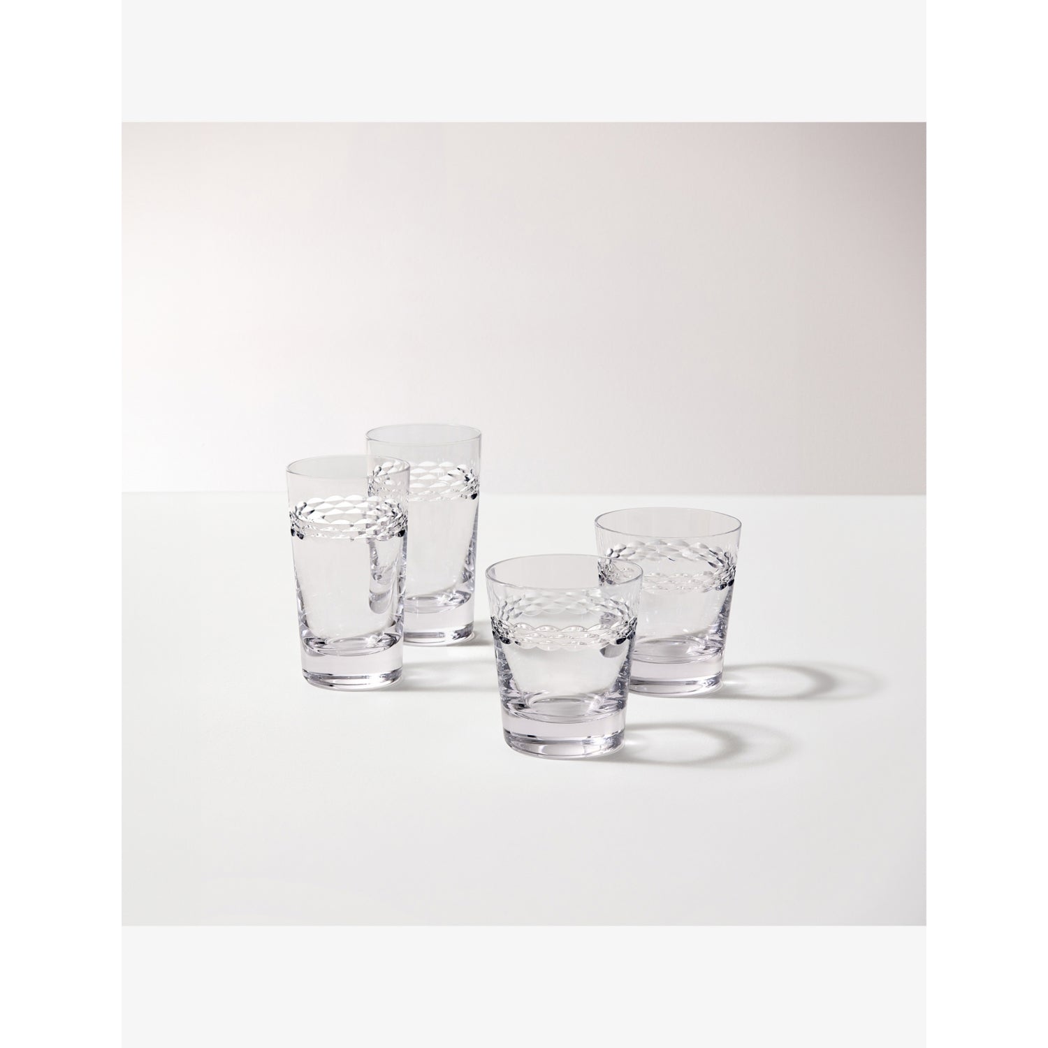 Wedgwood Neo highball crystal glass set, 325ml each, imported from the UK