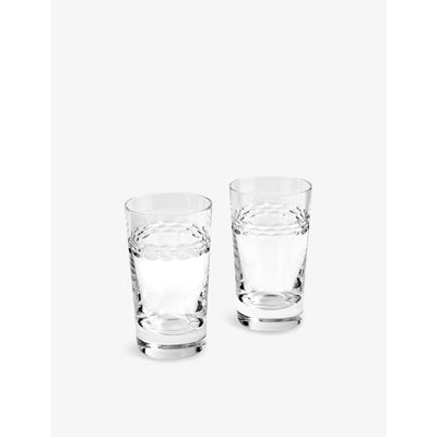 selfridges Wedgwood Neo Highball Crystal Glasses, Set of Two, 325ml- Buy online at McGrocer