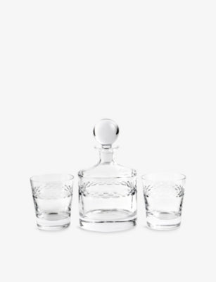 Wedgwood Neo Crystal decanter and tumbler set, UK version
