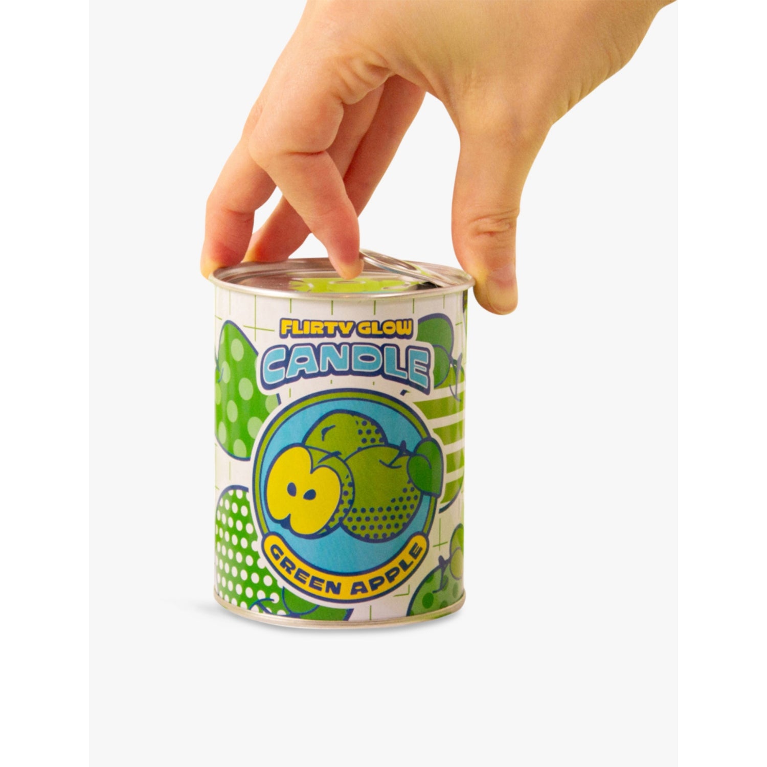 Seletti Flirty Glow apple scented candle 9.7cm, UK version