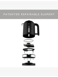 Dualit Classic matte stainless-steel kettle 1.7L (British brand)