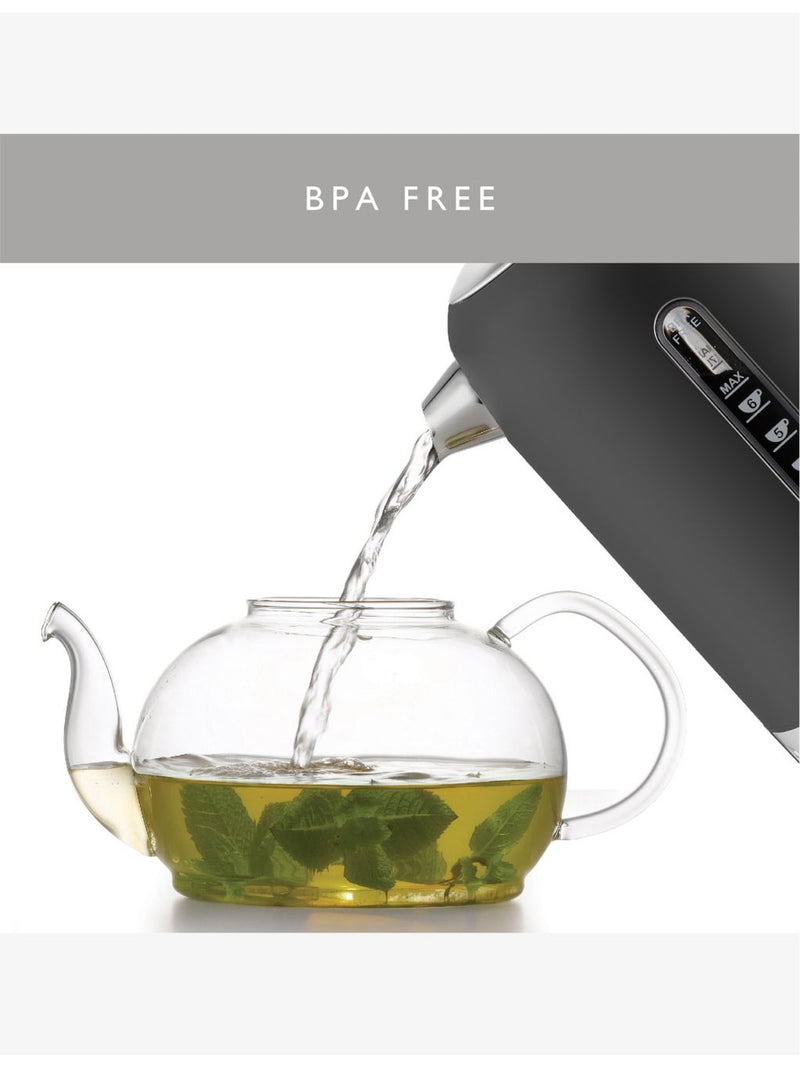 Dualit Classic matte stainless-steel kettle 1.7L (British brand)