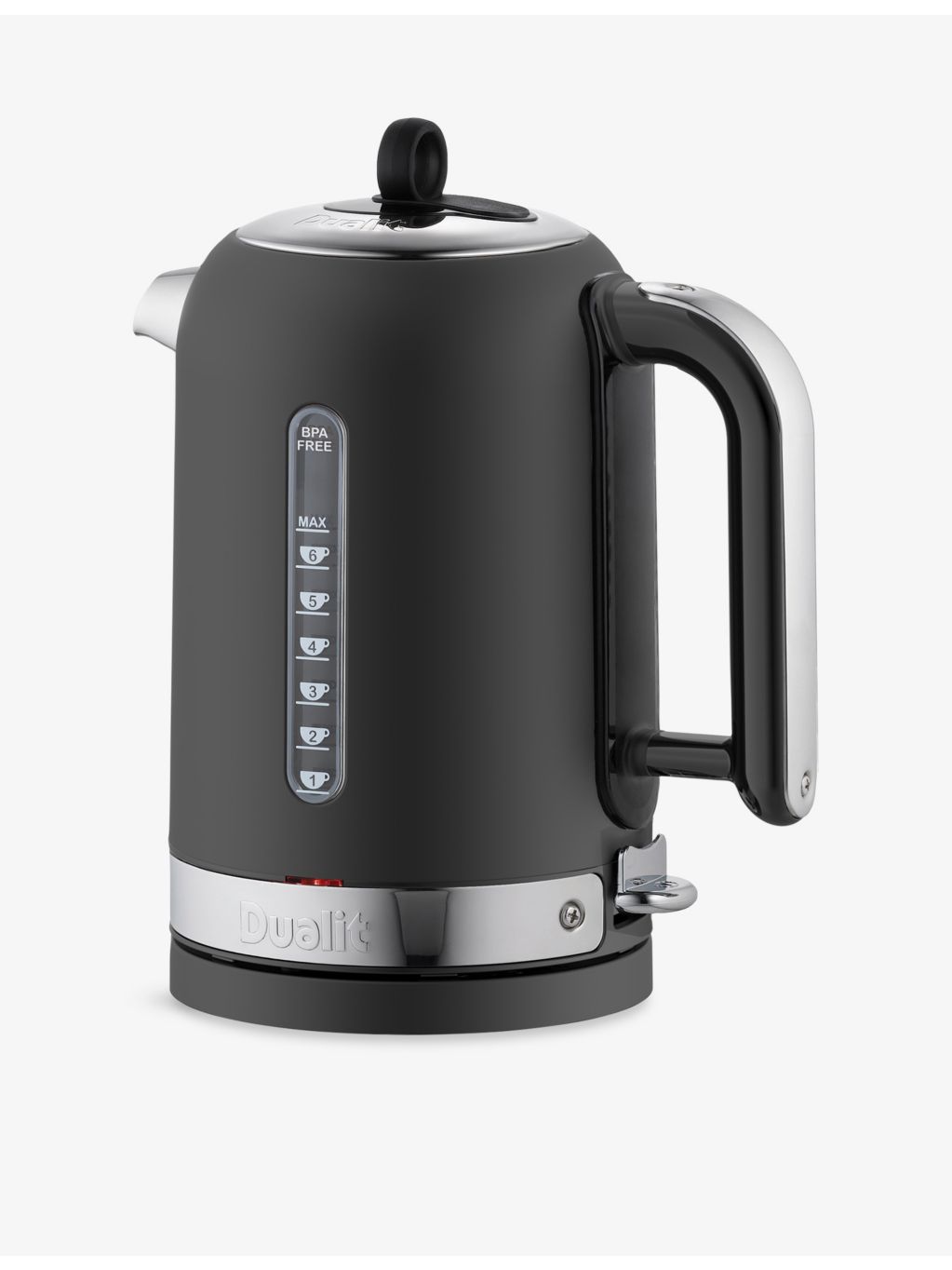 Dualit Classic matte stainless-steel kettle 1.7L (British brand)