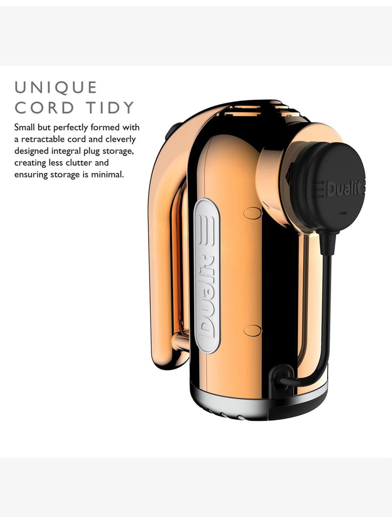 Dualit hand mixer 400W with attachments, UK version