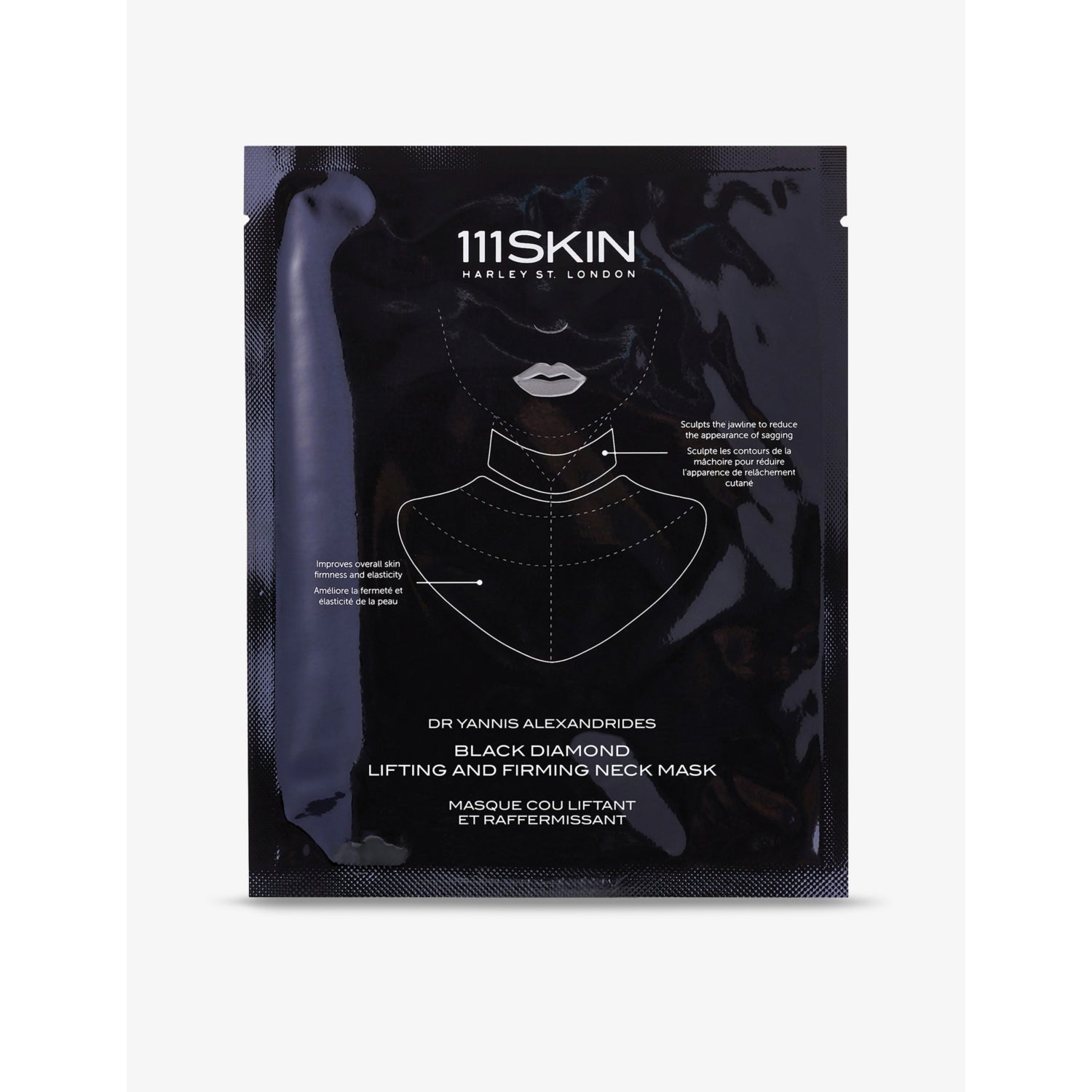 111SKIN Black Diamond neck masks 5 x 43ml, UK version