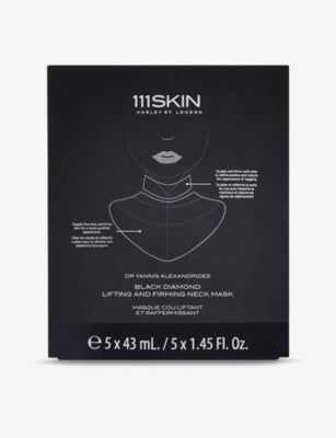 111SKIN Black Diamond neck masks 5 x 43ml, UK version