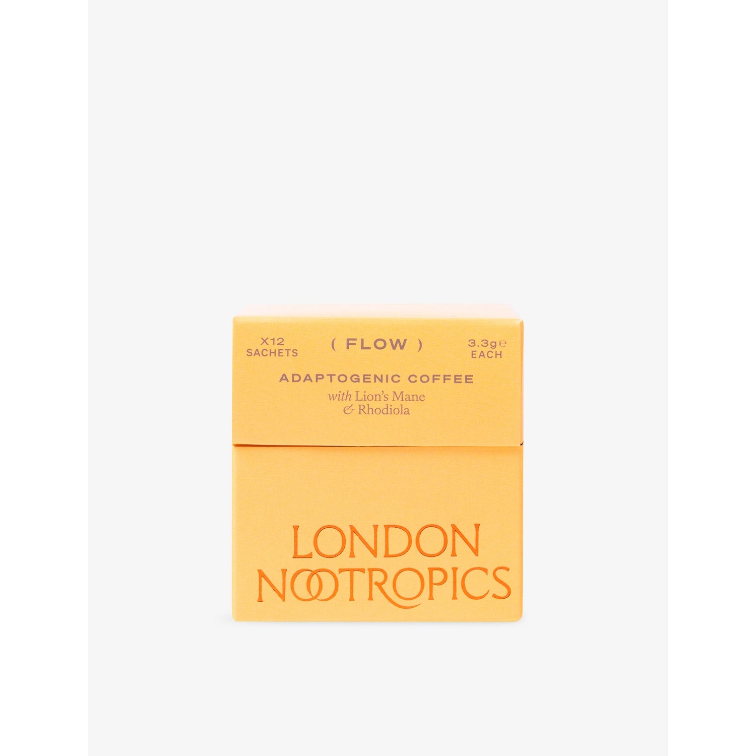 London Nootropics Flow adaptogenic coffee sachets 140g, imported from the UK