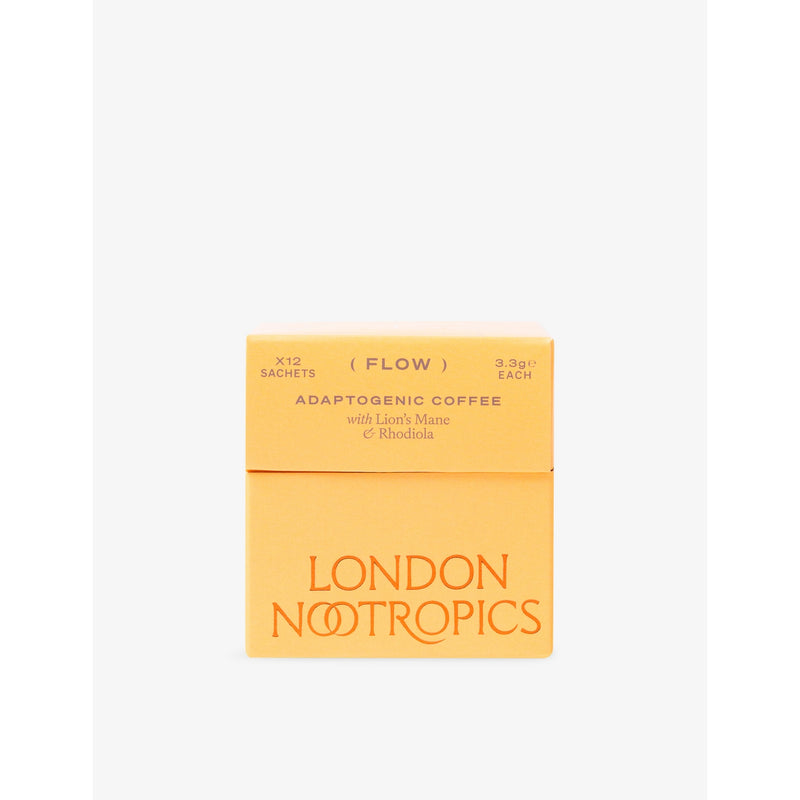 London Nootropics Flow adaptogenic coffee sachets 140g, imported from the UK