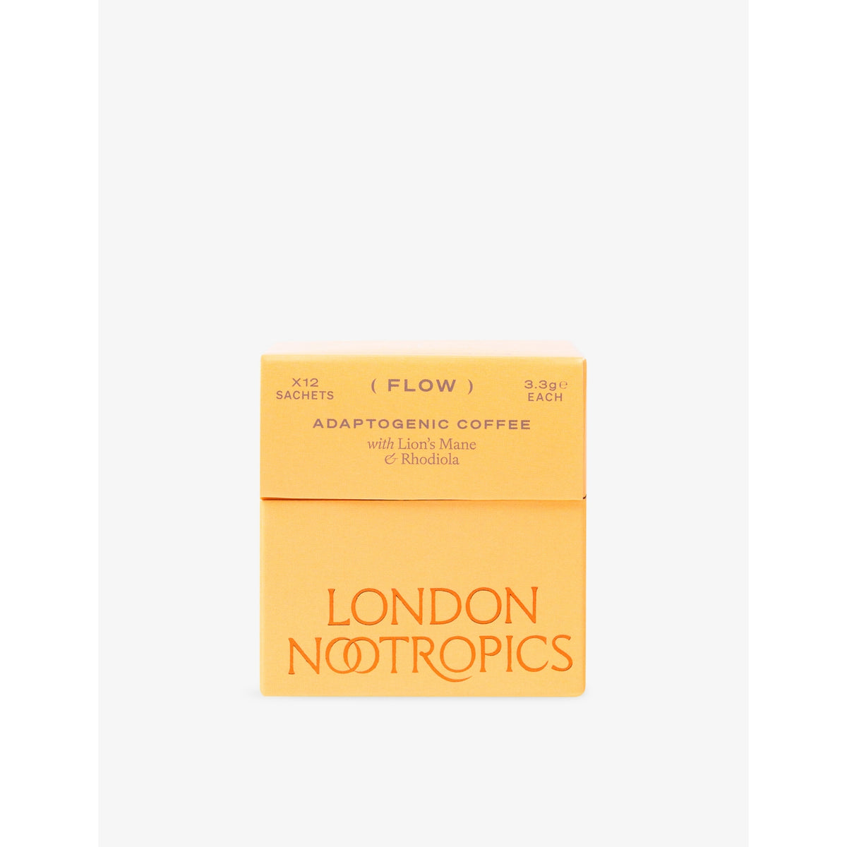 London Nootropics Flow adaptogenic coffee sachets 140g, imported from the UK